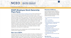 Desktop Screenshot of esop.org